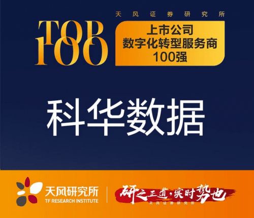 科華數據入選“世界互聯網大會·上市公司數字化轉型服務商100強”，領跑工業互聯網數據服務賽道
